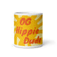 Sunshine White Glossy Mug - OG Hippie Dude