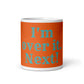 Orange White Glossy Mug - I'm over it. Next!