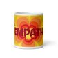Tasse brillante blanche Sunny Flower 2 - Empath