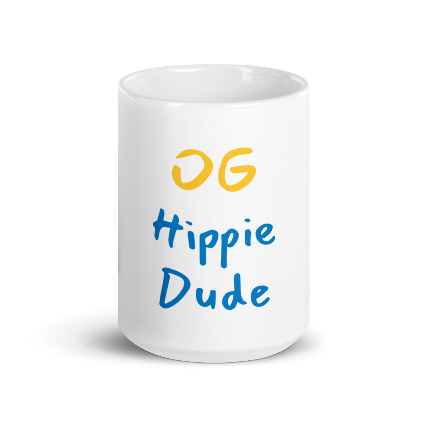 Mug blanc brillant - OG Hippie Dude