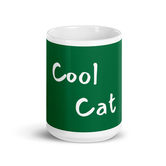 Jewel Mug Brillant Blanc - Cool Cat