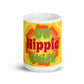 Sunny Flower White Glossy Mug - OG Hippie Chick