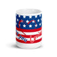 USA White Glossy Mug - Loving you Loving me