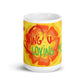 Sunny Flower White Glossy Mug - Loving U Loving me
