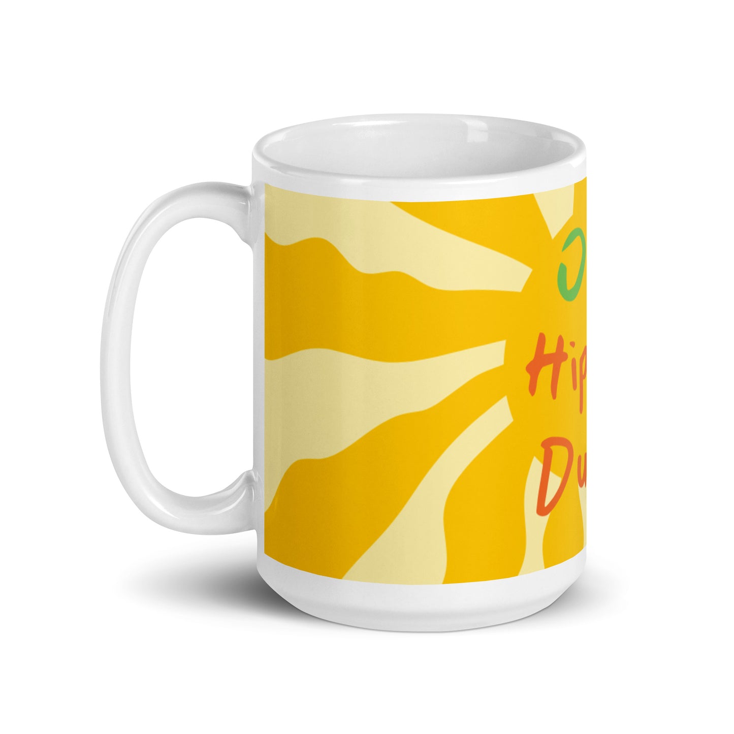 Sunshine White Glossy Mug - OG Hippie Dude