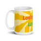 Mug Brillant Blanc Soleil - Loving U Loving me