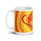 Sunny Flower White Glossy Mug - Loving U Loving me