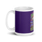 Purple White Glossy Mug - Hippie Chick