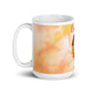 Orange Tie Dye White Glossy Mug - Boulet