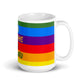 Rainbow White Glossy Mug - God will have the last word