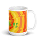 Sunny Flower White Glossy Mug - Loving U Loving me