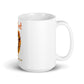 Mug Blanc Brillant - Boulet (Orange)